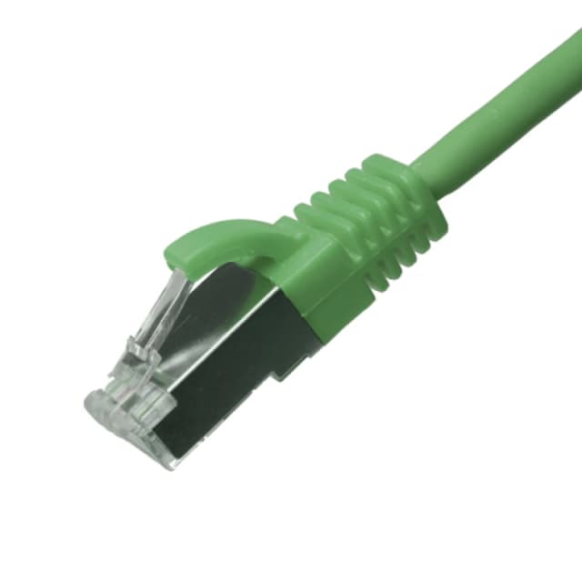 Cablenet 0.25m Cat6a RJ45 Green U/FTP LSOH 30AWG Slim Snagless Booted