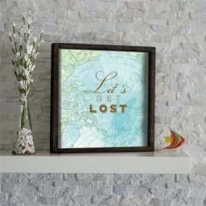 KZM571 Multicolor Decorative Framed MDF Painting