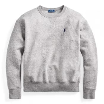 POLO RALPH LAUREN Logo Crew Neck Sweatshirt - Grey 004