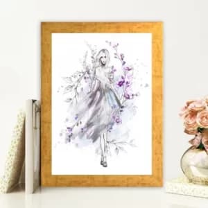 AC736006150 Multicolor Decorative Framed MDF Painting