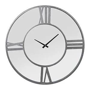 Hometime Metal & Mirror Wall Clock 60cm