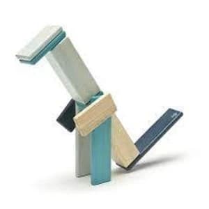 14 Piece Tegu Magnetic Wooden Block Set Blues