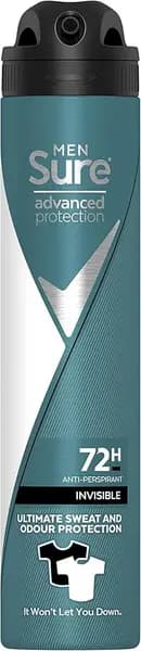 Sure Men Advance Protection Invisible Deodorant 200ml