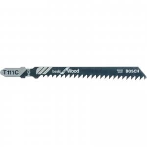 Bosch T111 C Wood Cutting Jigsaw Blades Pack of 5