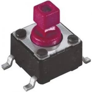 Pushbutton Printed switches 12 Vdc 0.05 A 1 x OffOn Diptroni