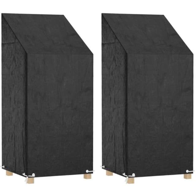 VIDAXL Garden Chair Covers 2 pcs 8 Eyelets 65x65x110/150cm Polyethylene Vidaxl 8720845747497