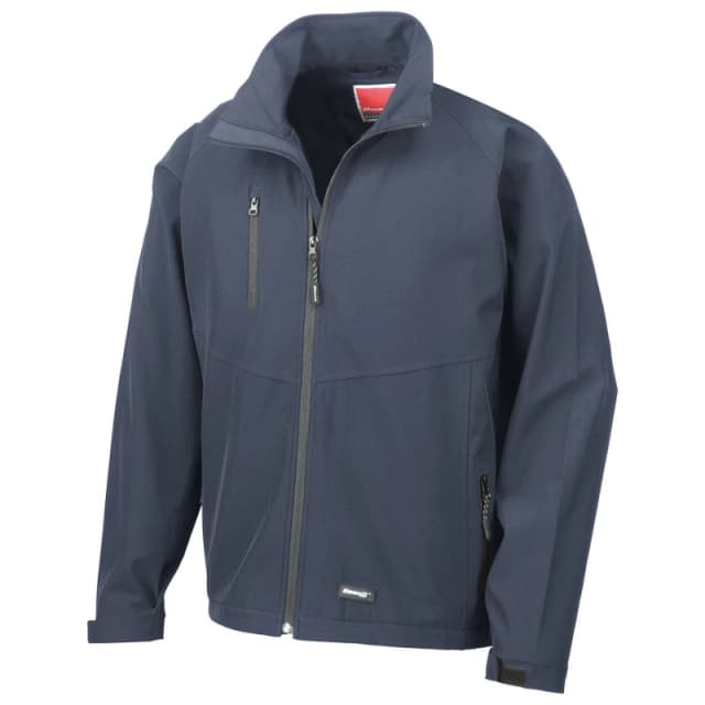 Result Result Men Soft Shell Jacket in Navy Size: X-Small Navy XS Male 5063470774326