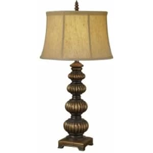 Oakcastle lamp, with lampshade