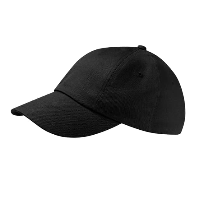 Beechfield Beechfield Men Heavy Drill Low Profile Cap in Black One Size Male 5063377407907