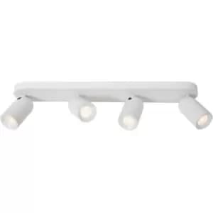 Lucide Punch Classic Ceiling spotlight - 4xGU10 - White