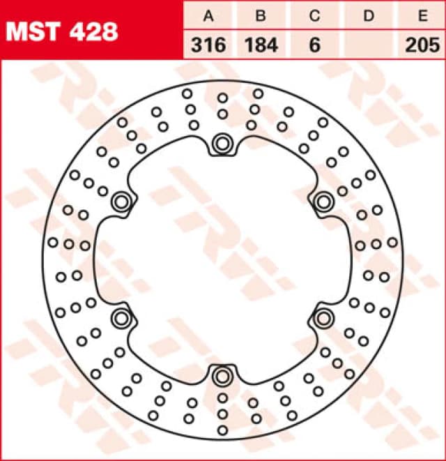 TRW MST428 Brake disc Brake Disc (82)