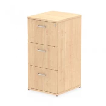 Trexus 3 Drawer Filing Cabinet 500x600x1125mm Maple Ref I000253