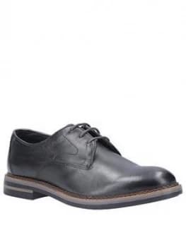 Base London Wayne Lace Up Derby Shoes - Black
