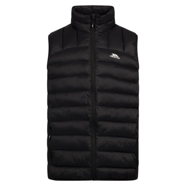 Trespass Trespass Men Fergal Gilet in Black Size: X-Small Black XS Male 5063750855998