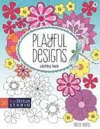 playful designs coloring book 18 fun designs see how colors play together c