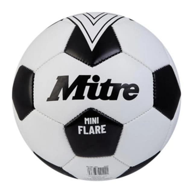 Mitre Mini Flare Ball Black/white (1)