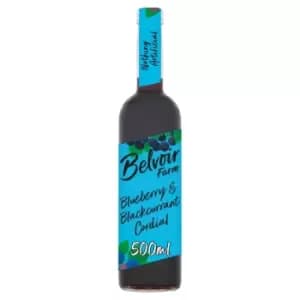 Belvoir Blueberry & Blackcurrant Cordial, 500ml