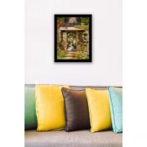 SC0282 Multicolor Decorative Framed MDF Painting
