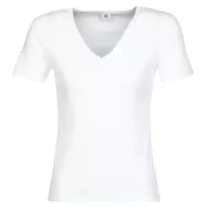 Petit Bateau FIDJI womens T shirt in White - Sizes S,XS