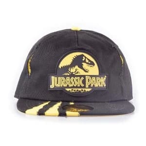 Universal - Rubber Logo Patch With Ripped Effect Unisex Baseball Cap - Black/Yellow