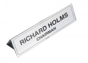 Name Holder 210x65mm Transparent Ibnp2 - 5 Pack