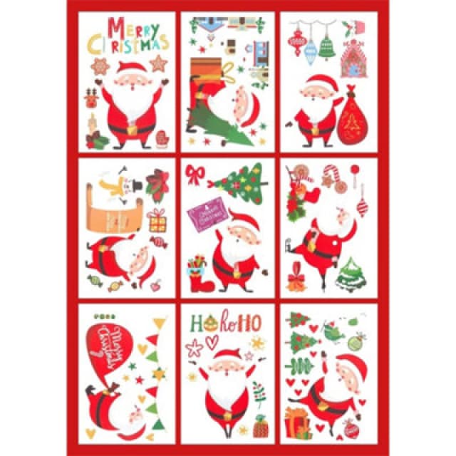 Xmas Haus Christmas Window Themed Sticker Set Of 120