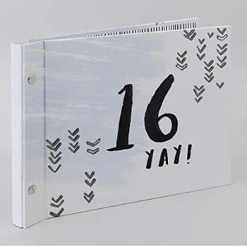 Luxe Male Birthday Photo Album & Guest Book - 16