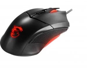 MSI GM08 Wired Gaming Mouse - Black