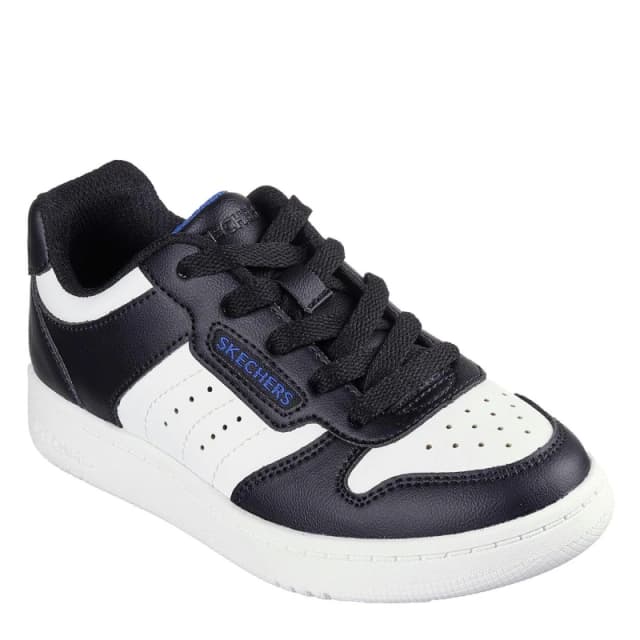 Skechers Kids Q Street Low-Top Trainers Black/White male 4 (37)