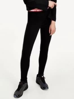 Tommy Jeans Branded Waistband Legging - Black