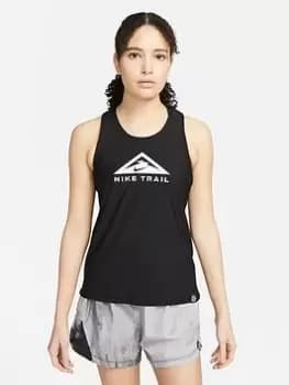 Nike Trail Tank Top, Black Size M Women