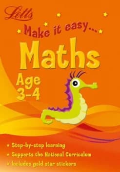 Letts Make It Easy - Maths Age 3-4 by Paul Broadbent Paperback