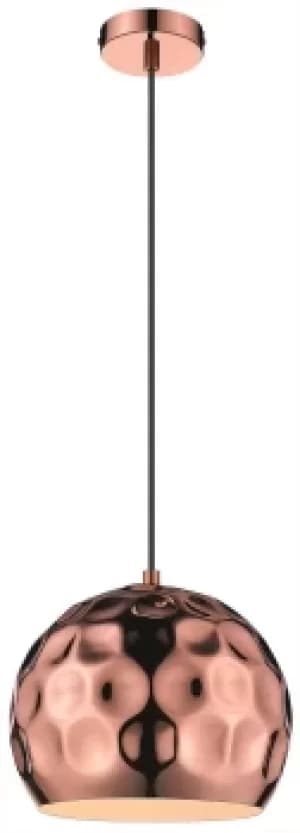 Spring Small Dome Ceiling Pendant Black, Copper, E27