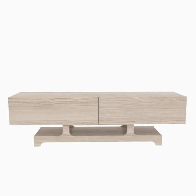Decorotika Tera TV Stand TV Unit for TVs up to 72" in Light Grey Light Grey Unisex