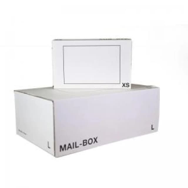 LSM Standard Mailing Box 395 x 255 x 140mm Large White (Pack 20) - 212111320