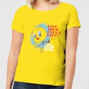 Looney Tunes ACME Lash Curler Womens T-Shirt - Yellow - L - Yellow