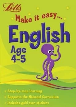 Letts Make It Easy - English Age 4-5 by Lynn Huggins-Copper Book