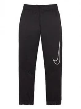 Nike Boys Therma Graphic Tapered Pant - Black White