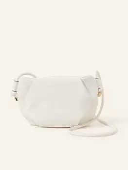 Accessorize Soft Cloud Knot Crossbody, White, Women
