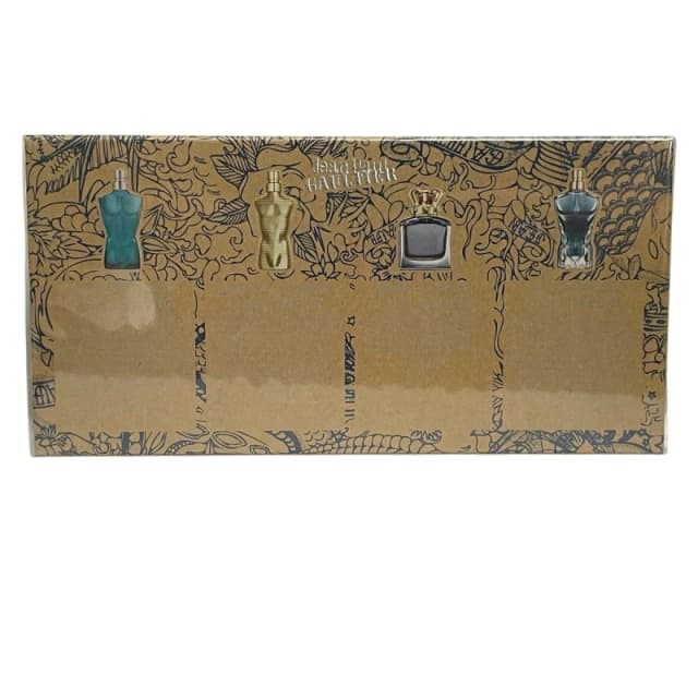 Jean Paul Gaultier Miniatures For Him Gift Set 7ml Le Male Eau de Toilette + 7ml Le Beau Eau de Toilette + 7ml Scandal Pour Homme Eau de Toilette + 7m