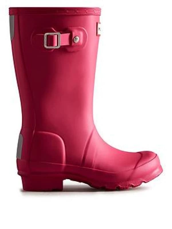 Hunter Girls Original Waterproof Wellies Wellington Boots UK Size 1 (EU 33) pink HUN065-Pink-1