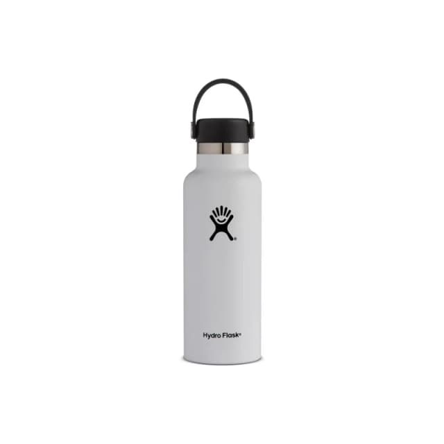 Standard thermos Hydro Flask with standard mouth flex cap 18 oz Blanc Unisex TU
