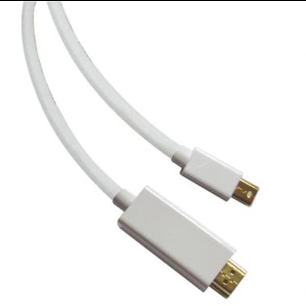 Sandberg Mini DisplayPort Male to HDMI Male Converter Cable, 1.5 Metres, 5 Year Warranty