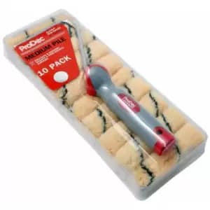 Prodec - 4' Medium Pile Mini Roller & Frame Pack 10 - PRRF003