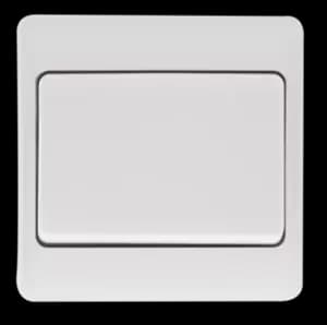 Click Scolmore Mode 13A 1 Gang Wide Rocker Switch Polar White - CMA825