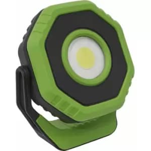 Loops - Rechargeable Pocket Floodlight - 360 Degree Swivel - 14W cob LED - Green