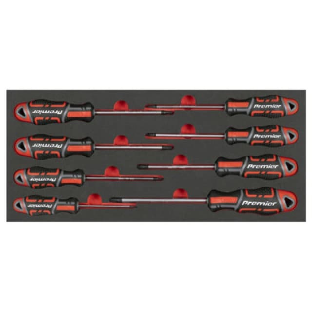 Sealey Premier 8 Piece Torx Screwdriver Set in Module Tray TBT55