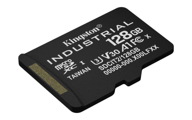 Kingston Technology Kingston Technology 128GB microSDXC Industrial C10 A1 pSLC Card Single Pack w/o Adapter SDCIT2/128GBSP
