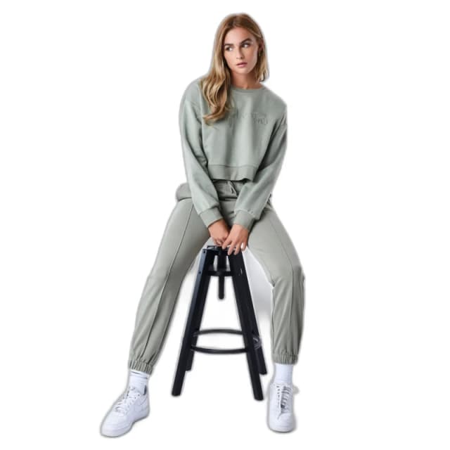 Project X Paris Sweatshirt court ample woman Project X Paris Basic Vert Female M F212103_KH2