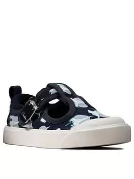 Clarks Toddler City Dance Shoe, Navy, Size 4 Younger